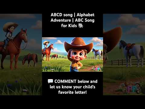 ABCD song | Alphabet Adventure | ABC Song for Kids 🐘 #educationalsongs #cartoon #nurseryrhymes