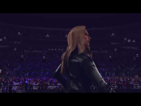 Bikini Submission 2 out of 3 falls match - Maxxine VS Stacy - WWE 2K24