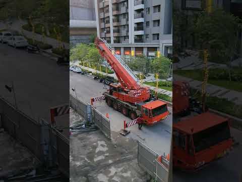 建築行業的搬運利器，高空吊車，一整天的工作量，我成了（監工人員）2024-6-13 this is Taiwan 🇹🇼