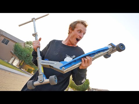 ULTIMATE 4 WHEELED PRO CARVING SCOOTER!