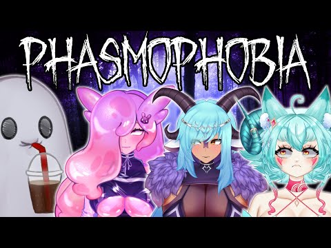 【Phasmophobia】Please hold me I am so scared...🐐🍼 w/ Streiss & Shibi【VAllure】