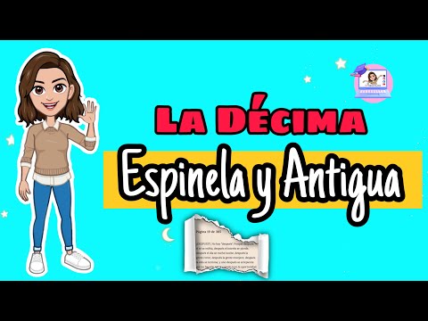 ✅La Décima | La Décima espinela | La Décima Antigua