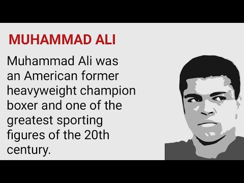 Learn English through story - Muhammad ali - level 2