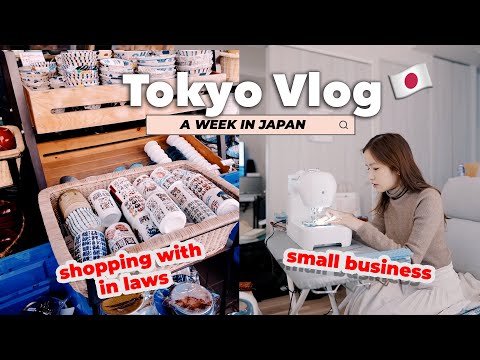 A Week in my life LIVING IN JAPAN 🇯🇵 - Starting my small business,  the in laws visit - Tokyo Life