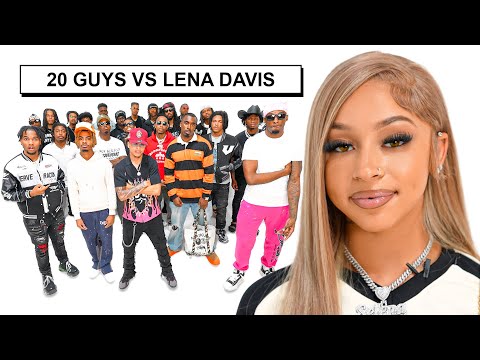 20 GUYS VS 1 INFLUENCER: LENA DAVIS