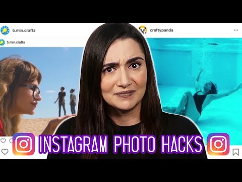 Trying Clickbait Photo "Hacks" From Instagram