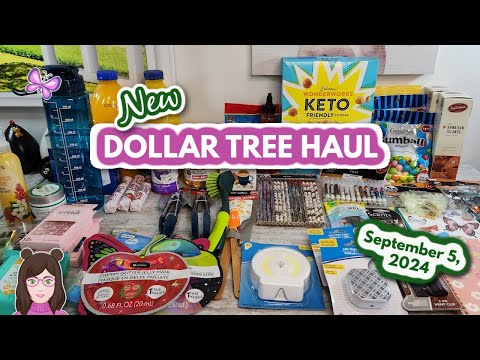 NEW DOLLAR TREE HAUL! Amazing Finds!! Everything was $1.25! September 5, 2024