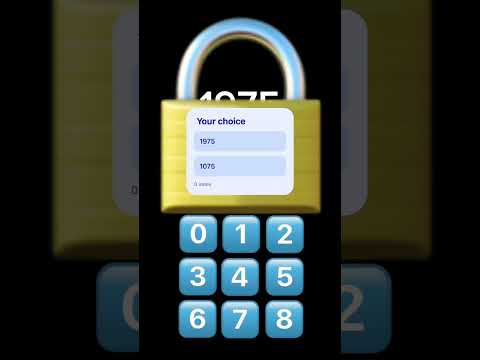 Code to open lock #shortvideo #myyearonyoutube2024 #youtubehighfive #diy #fypシ゚ #trending #quiz