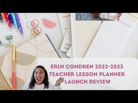 *NEW* ERIN CONDREN TEACHER LESSON PLANNER | 8.5x11, 8 x 10, 7x9