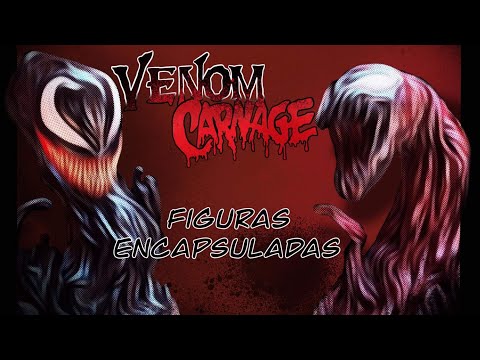 Encapsulados “ VENOM Y CARNAGE “  - escultura replicas -