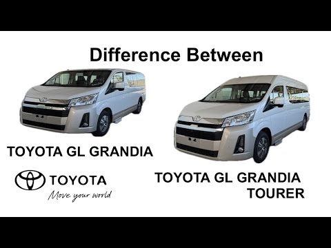 Toyota GL Grandia and GL Grandia Tourer Comparison