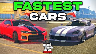 The Top FASTEST CARS in GTA 5 Online! (Updated)