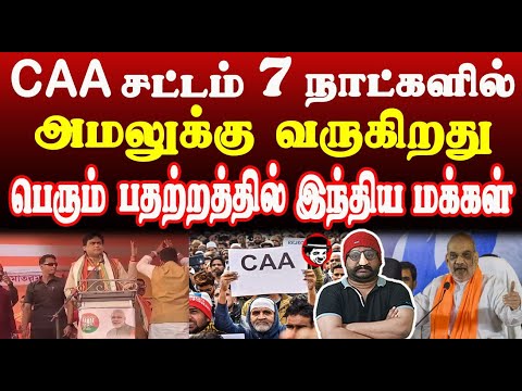 CAA சட்டம் 7 நாட்களில் அமலுக்கு வருகிறது! பெரும் பதற்றத்தில் இந்திய மக்கள் | THUPPARIYUM SHAMBU