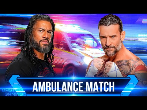 WWE 2K24 | Ambulance Match - Roman Reigns VS CM Punk | Survivor Series