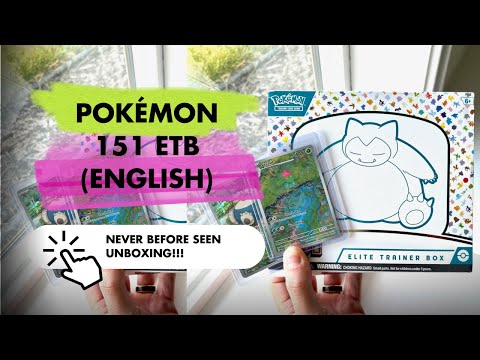 IT'S FINALLY HERE!!! English Pokemon 151 Elite Trainer Box (CRAZY PULLS)