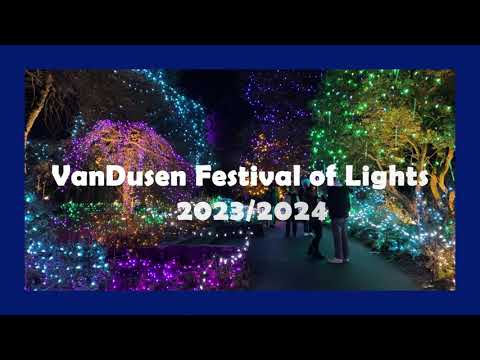 まるで魔法の国。バンクーバーのバンデューセン植物園 Festival of Lights