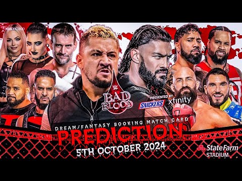 WWE Bad Blood 2024 - Dream Match Card Prediction | Punk vs McIntyre | Wrestle Freakin