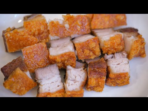 The Best Chinese Crispy Pork Belly Recipe (Air Fry Method)