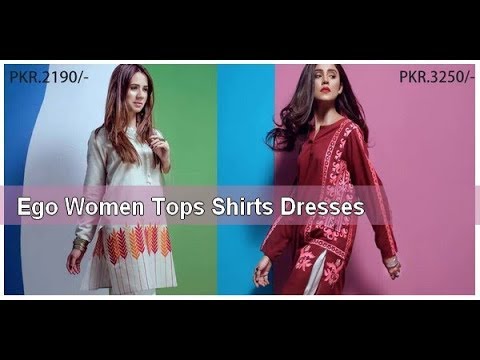 Ego Winter Tops Shirts Dresses for Women 2018