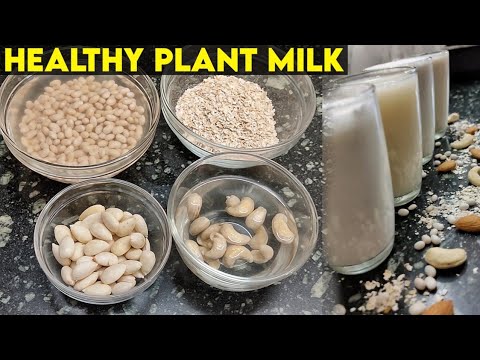 Plant Milk recipe in tamil | How to make healthy plant based milk recipe in tamil| Plant milks