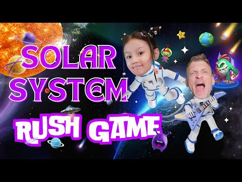 Solar System Rush Game | Outer Space Run Brain Break | Game Workout For Kids | Ailani's Little World