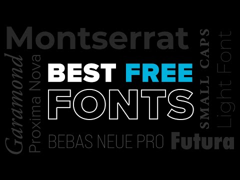 Best Free Fonts for Designers - 5 Quality Fonts