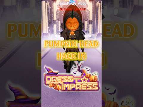 HOW TO MAKE A PUMPKIN HEAD IN DRESS TO IMPRESS #roblox #dresstoimpress #dti #viral #edit #shorts