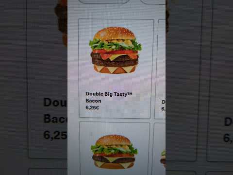 Check out the McDonald's Mains menu in Athens, Greece #shorts #mcdonalds #greece #travel #bigtasty