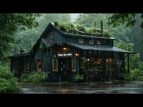 Tranquil Rain Atmosphere 🌧️ The Perfect Café Setting to Relax, Focus, and Enjoy Restful Sleep 🍃