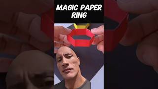 😲How to make MAGIC Paper Ring | Easy Origami Tutorial