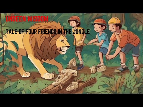 Tale of Four Friends in the Jungle | Unseen Wisdom | #storyinenglish #storytime #englishlistening