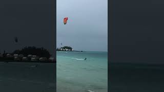 Kite surfing. Bermuda Island.