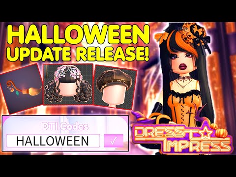 *HURRY* DO THIS BEFORE HALLOWEEN UPDATE RELEASE IN DRESS TO IMPRESS! SECRET CODES!