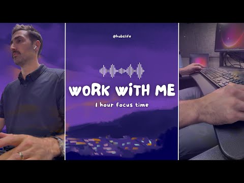 Work with me for 1 hour (Work & Study Session)