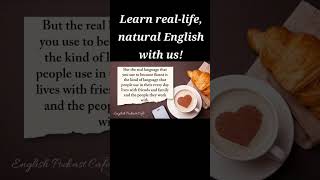 Build English fluency naturally! #learnenglish #esl #englishlearningpodcast