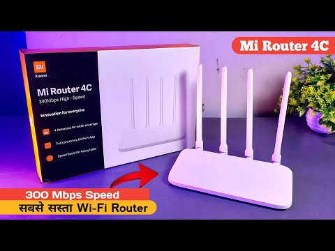 MI ROUTER 4C - Unboxing & Full Setup - Speed Test | 300mbps Xiaomi 4C Router Range Test