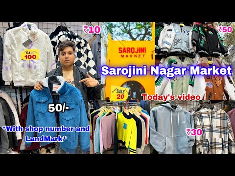 Sarojini Nagar Market Delhi✅😍 | Latest Collection with Shop Number November 2024 | Farhan Vlogger