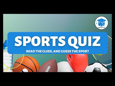 Easy Sports Quiz | What Am I?