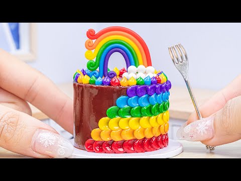 Best Miniature Chocolate Cake Decorating Ideas | 1000+ Video Satisfying Rainbow Cake by Lotus Cakes