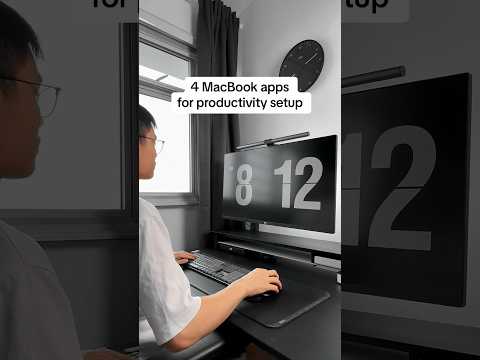 These are 4 apps you need for a productive Mac setup #mac #macbooktips #macapps #macapp#productivity