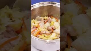 無水雞髀白菜煲 WATERLESS CHICKEN THIGH AND CHINESE CABBAGE POT #shorts