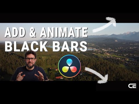 How to Add Black Bars in DaVinci Resolve (Cinematic Letterboxing)