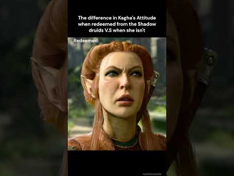 How you complete "Investigate Kagha" affects her attitude #baldursgate3 #bg3spoilers #kagha #shorts