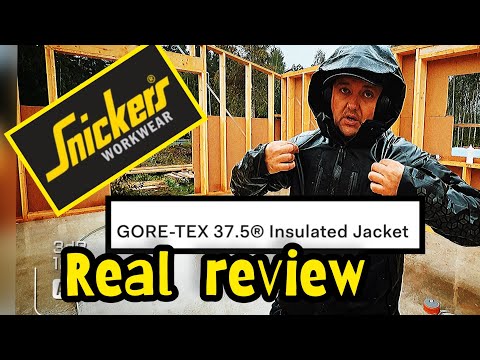 Snickers workwear GORE-TEX 37.5® Insulated Jacket review @Tropa-Pro