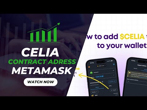 How To Add Celia Contract Adress In Metamask | Celia Contract Adress Kese Add Kare | ZubiTech