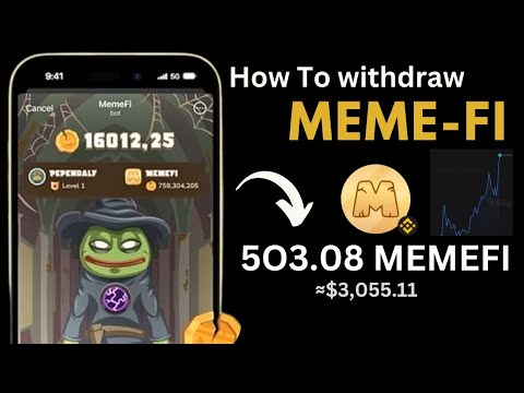 MemeFi Airdrop - Claim Free $3K From MemeFi Telegram Airdrop | How To Withdraw MemeFi