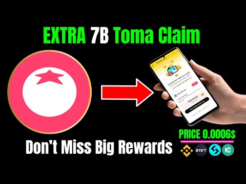 Tomarket Extra Earn Opportunity | 7 Billion $TOMA Airdrop Claim Process | Don't Miss The Launch |