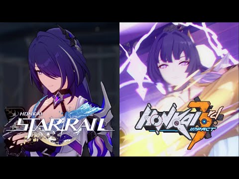 What if Raiden Mei and Raiden Acheron switched voicelines - Honkai and Honkai lol