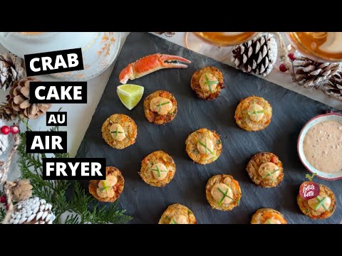 CRABE CAKES 🦀 AU AIR FRYER - Bouchées au crabe