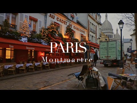 Walking Tour in Montmartre | Early morning in Paris before the day starts...